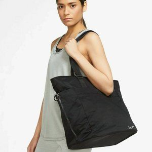 Women's Nike One Luxe Training Bag Stone Black Fitness Gym Tote CV0058-010 NEW